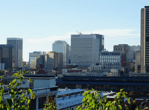 image of downtown Richmond Virginia's skyline