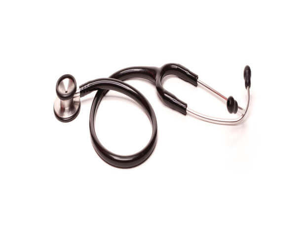 an image of a doctor's stethoscope on a white background