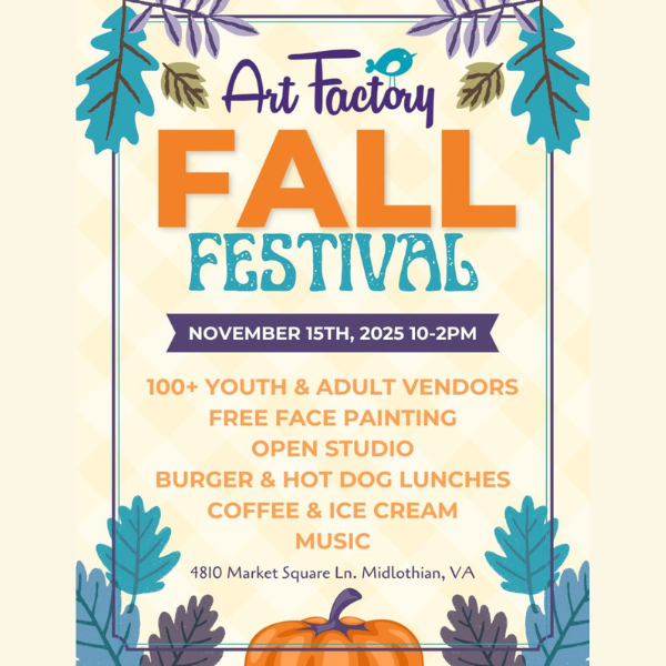11/15: Art Factory's Fall Festival 2025