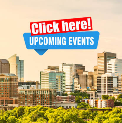 image of richmond virginia's downtown skyline on a bright sunny day